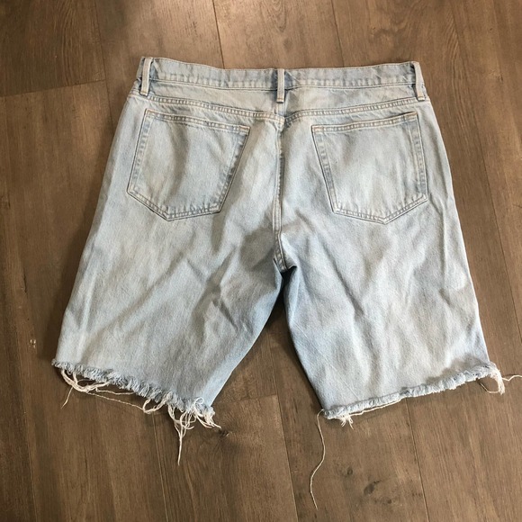 Frame Denim Bluebell L’Homme Cutoff Denim Jean Shorts 36 - Picture 2 of 4